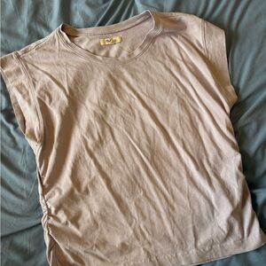 Madewell Beige Muscle Tee